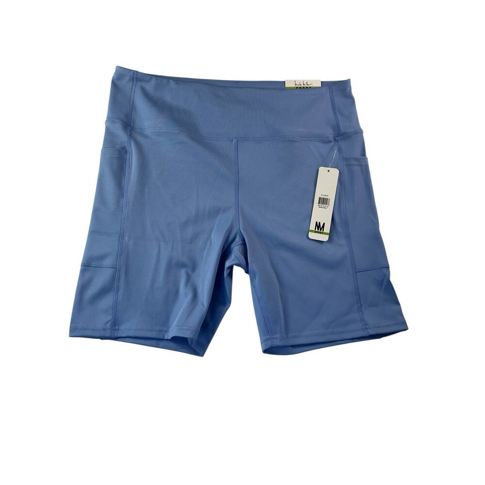 Nicole Miller Sport Womens Large Biker Gym Workout Compression Shorts NWT